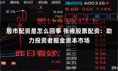 股市配资是怎么回事 张掖股票配资：助力投资者掘金资本市场